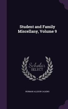 Hardcover Student and Family Miscellany, Volume 9 Book