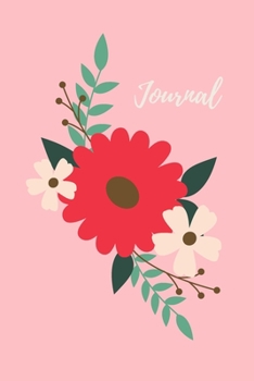 Journal: Notebook - Notizbuch - Blüten-Motiv - Dot Grid - Dotted - Punktraster - Insgesamt 135 Seiten - Maße ca. DIN A5 (German Edition)