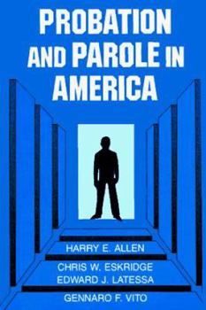 Hardcover Probation and Parole in America Book