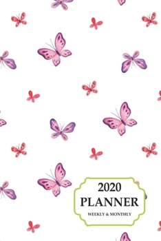 2020 Planner Weekly And Monthly: 2020 Planner Butterfly Design