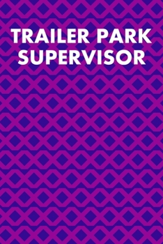 Paperback Trailer Park Supervisor: Guitar Tab Notebook 6"x9" 120 Pages Book