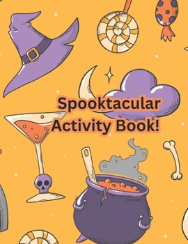 Paperback Halloween Spooktacular Activity book