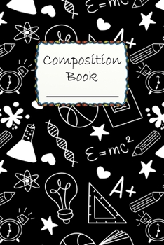 Paperback Composition Book: Special School Design Composition Book to write in - Wide ruled Book - school project, student life, black and white b Book