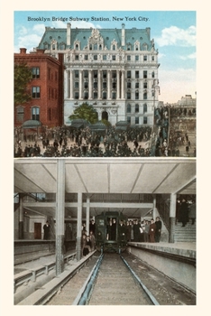 Paperback Vintage Journal Brooklyn Bridge Subway Station, New York City Book
