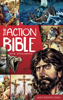 Paperback The Action Bible: New Testament: God's Redemptive Story Book