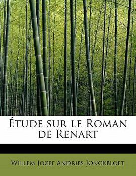 Paperback Tude Sur Le Roman de Renart Book