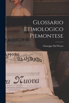 Paperback Glossario Etimologico Piemontese Book