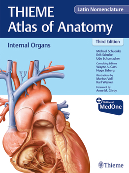 Hardcover Internal Organs (Thieme Atlas of Anatomy), Latin Nomenclature Book