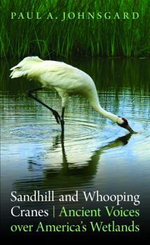 Paperback Sandhill and Whooping Cranes: Ancient Voices Over America's Wetlands Book