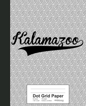 Paperback Dot Grid Paper: KALAMAZOO Notebook Book
