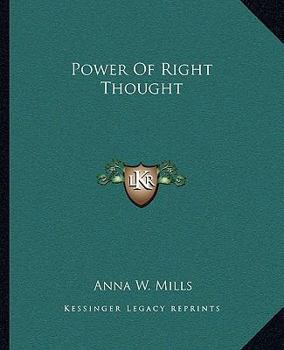 Power Of Right Thought