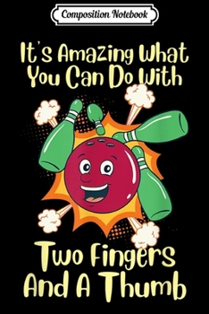 Composition Notebook: Funny Bowling Team Lucky Strikes Fun Bowler League  Journal/Notebook Blank Lined Ruled 6x9 100 Pages