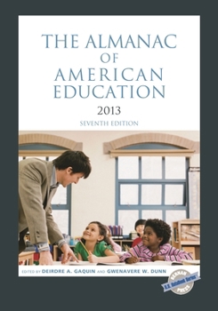 Paperback The Almanac of American Education 2013 (U.S. DataBook Series) Book