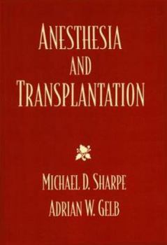 Hardcover Anesthesia and Transplantation Book