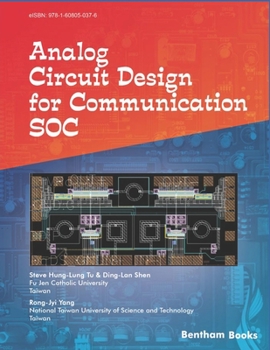 Paperback Analog Circuit Design for Communication SOC Book
