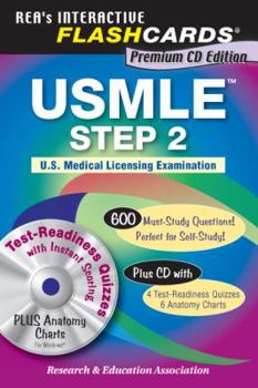Paperback USMLE Step 2 Premium Edition Flashcard Book W/CD-ROM Book