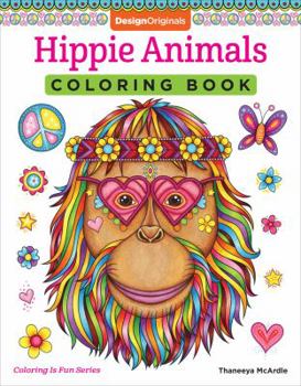 Paperback Hippie Animals Coloring Book