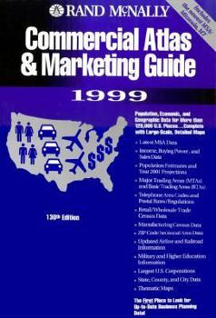 Hardcover Rand McNally Commercial Atlas & Marketing Guide,1999 Book