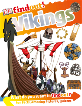 Paperback Dkfindout! Vikings Book