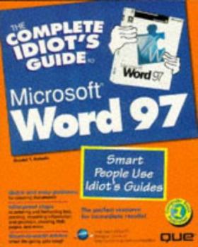 Paperback Complete Idiot's Guide to Word 97 Book