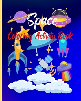 Paperback Space Coloring Activity Book