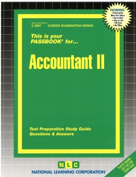 Plastic Comb Accountant II: Passbooks Study Guide Book