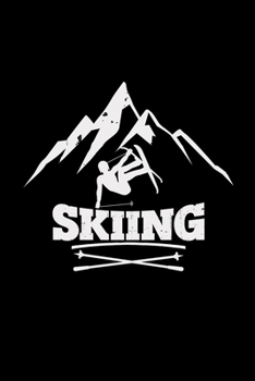 Paperback Skiing: 6x9 Skiing - dotgrid - dot grid paper - notebook - notes Book
