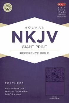 Imitation Leather Giant Print Reference Bible-NKJV [Large Print] Book