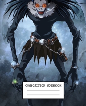 Composition Notebook: Death Note Soft Glossy Cover Wide Ruled Lined Pages Book 7.5 x 9.25 Inches 110 Pages