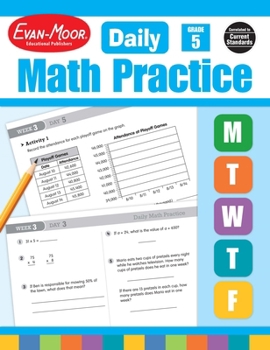 Paperback Daily Math Practice, Grade 5 Teacher Edition Book