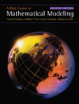 Hardcover A First Course in Mathematical Modeling [With Student CDROM] Book