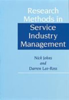 Paperback Research Methods in Service Industry Management Book