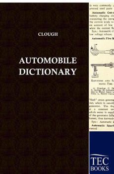 Paperback Automobile Dictionary Book