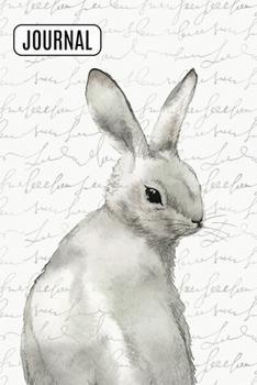 Lined Journal Notebook Watercolor Rabbit: 150 Lined Pages Perfect For Writing, Journaling, Notes (Nature Series)