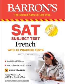 Paperback SAT Subject Test French: With 10 Practice Tests Book