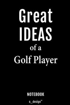 Notebook for Golf Players / Golf Player: awesome handy Note Book [120 blank lined ruled pages]