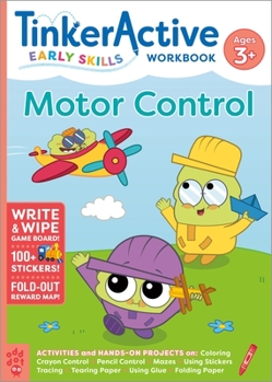 Paperback Tinkeractive Early Skills Motor Control Workbook Ages 3+ Book