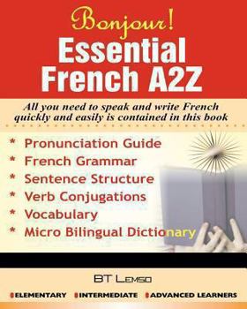 Paperback Bonjour! ESSENTIAL FRENCH A2Z Book