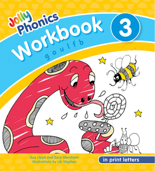 Paperback Jolly Phonics Workbook 3: In Print Letters (American English Edition) Book