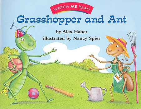 Paperback Grasshopper and ant (Watch me read) Book