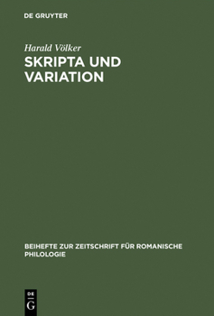 Hardcover Skripta und Variation [German] Book