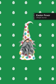Paperback Easter Fever Lifestyle Journal, Blank Write-in Notebook, Dotted Lines, Wide Ruled, Size (A5) 6 x 9 In (Green) Book