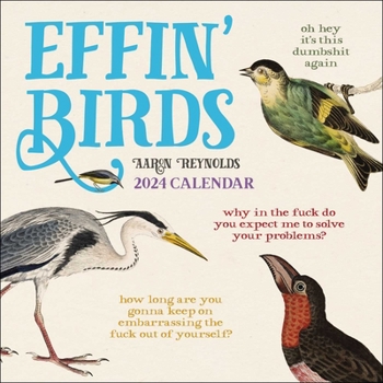 Calendar Effin' Birds 2024 Wall Calendar Book