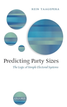 Hardcover Predicting Party Sizes: The Logic of Simple Electoral Systems Book