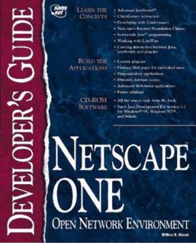 Paperback Netscape One [With Includes Source Code, Sun's Java Development Kit..] Book