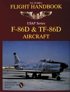 Paperback F-86d & Tf-86d Flight Handbook Book