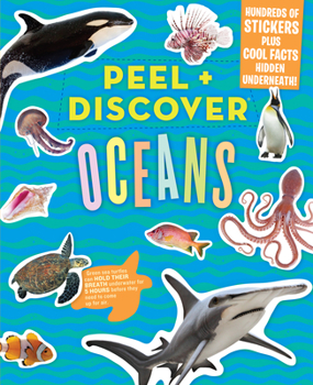 Paperback Peel + Discover: Oceans Book