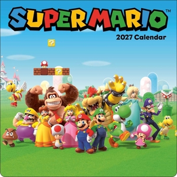 Calendar Super Mario 2027 Wall Calendar Book