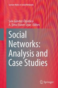 Paperback Social Networks: Analysis and Case Studies Book