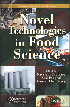 Hardcover Novel Technologies in Food Science Book